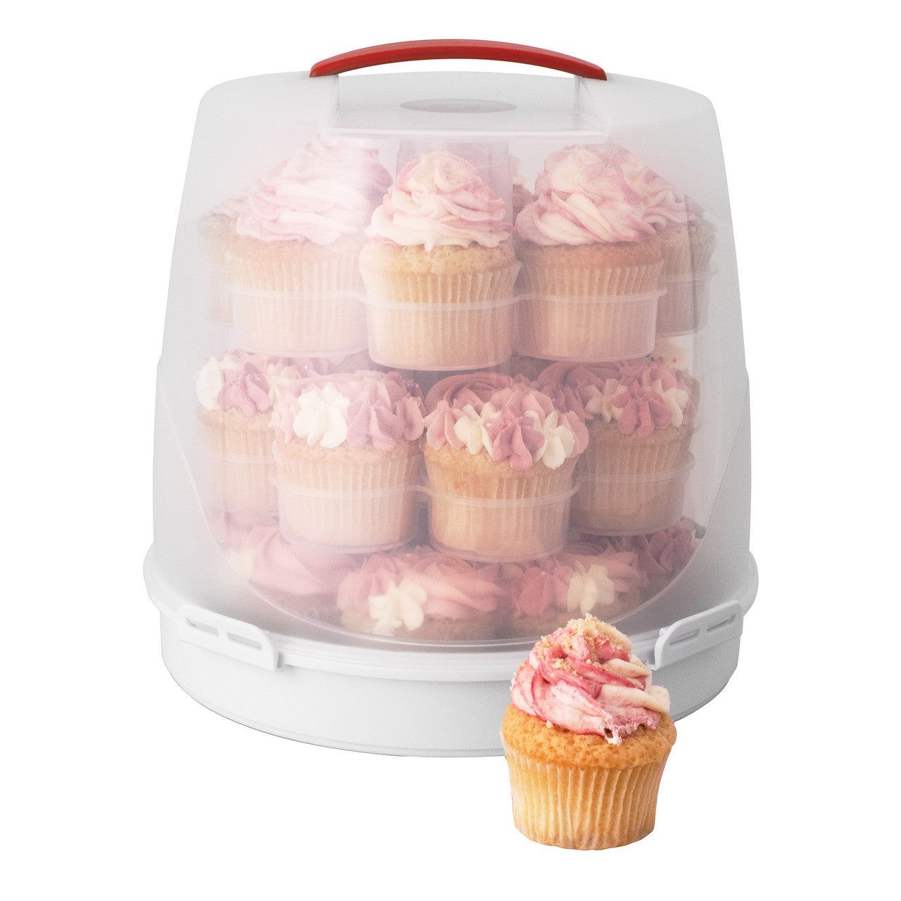 AVANTI Universal Cupcake and Round Cake Carrier - 24 Cup