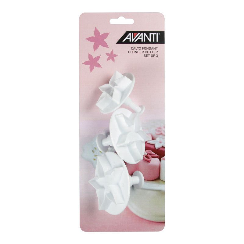 AVANTI Calyx Fondant Plung Cut Set - 3pce