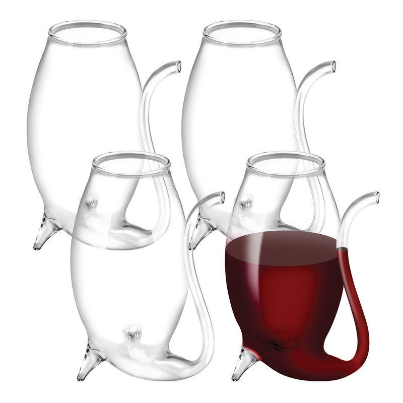 AVANTI Glass Port Sippers 75ml - Set of 4