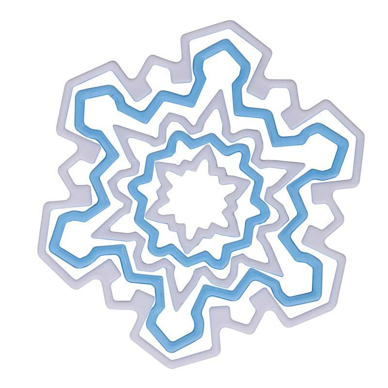AVANTI Snowflake Cookie Cutters 5 Piece Set - Multi