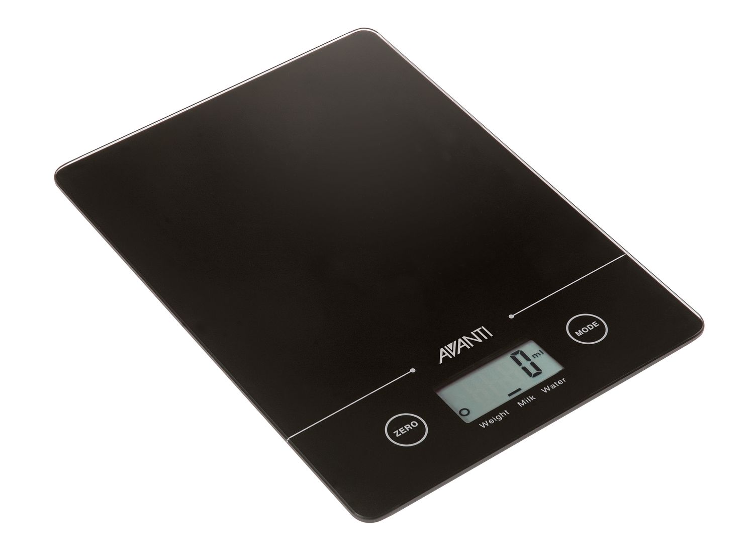 AVANTI Compact Kitchen Scale - Black