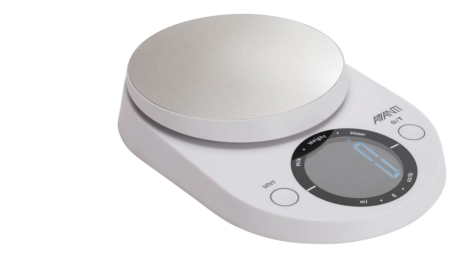 AVANTI Large Display Kitchen Scale - White