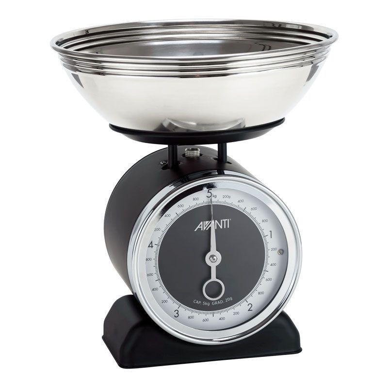 AVANTI Vintage Mechanical Scales - Black