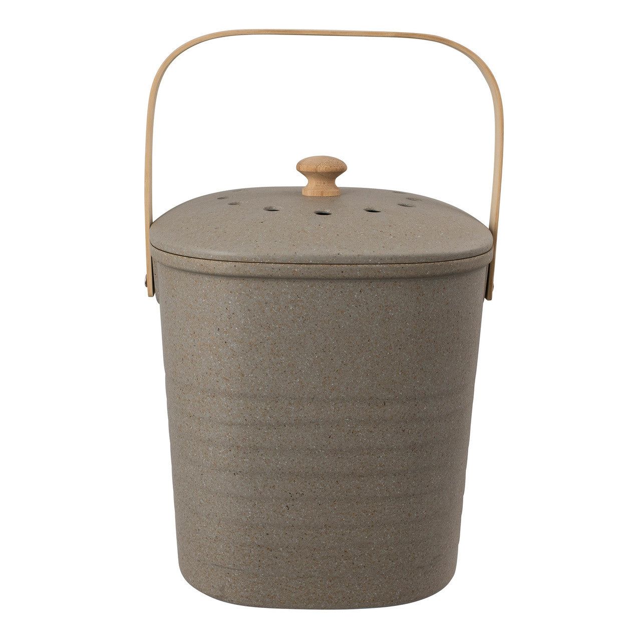 AVANTI Bamboo Square Compost Bin - Grey