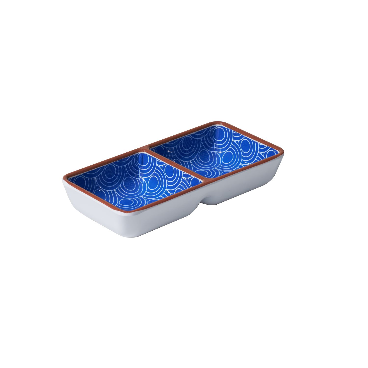AVANTI Divided Sauce Dish 14 x 7cm - Wave