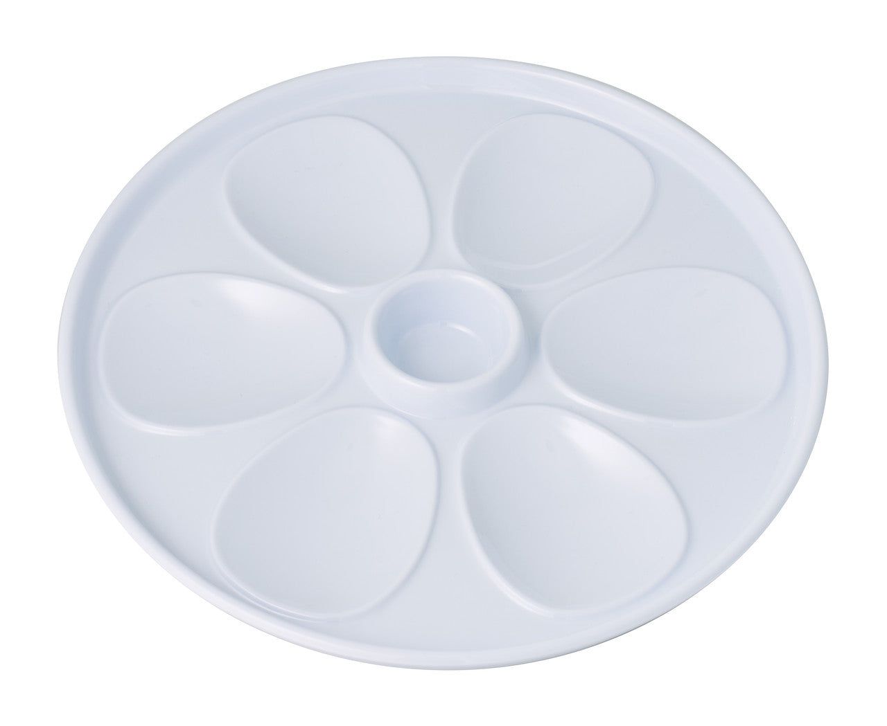 AVANTI Melamine Oyster Serving Tray - White