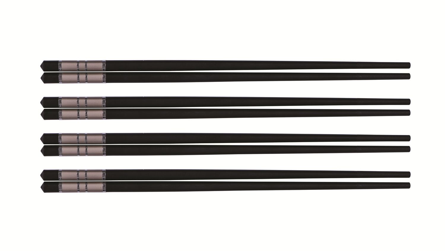 AVANTI Traditional Alloy Chopsticks Set of 4 - Silver