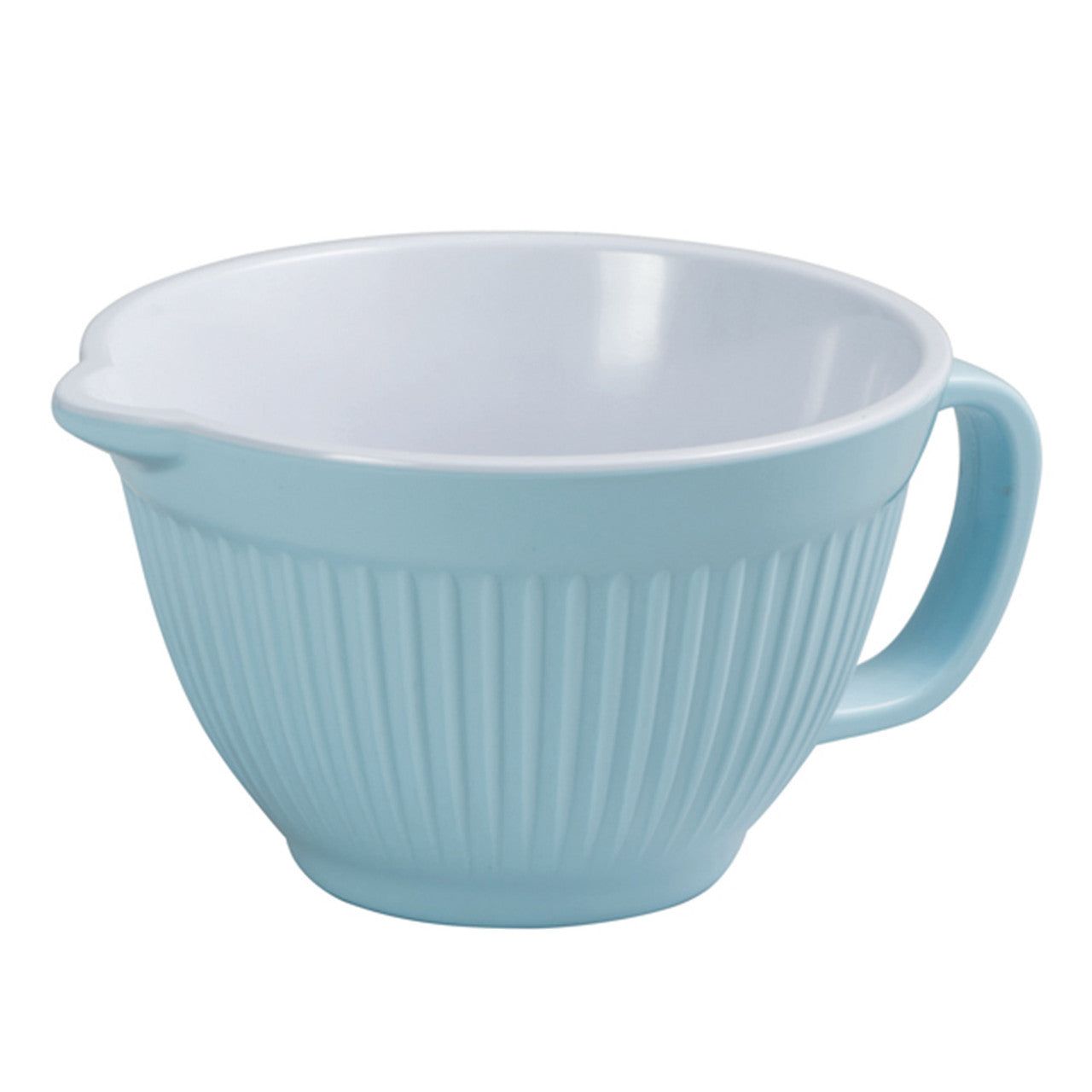 AVANTI Melamine Ribbed Mixing Bowl w Hndle/Spout 16cm/1L-DEB