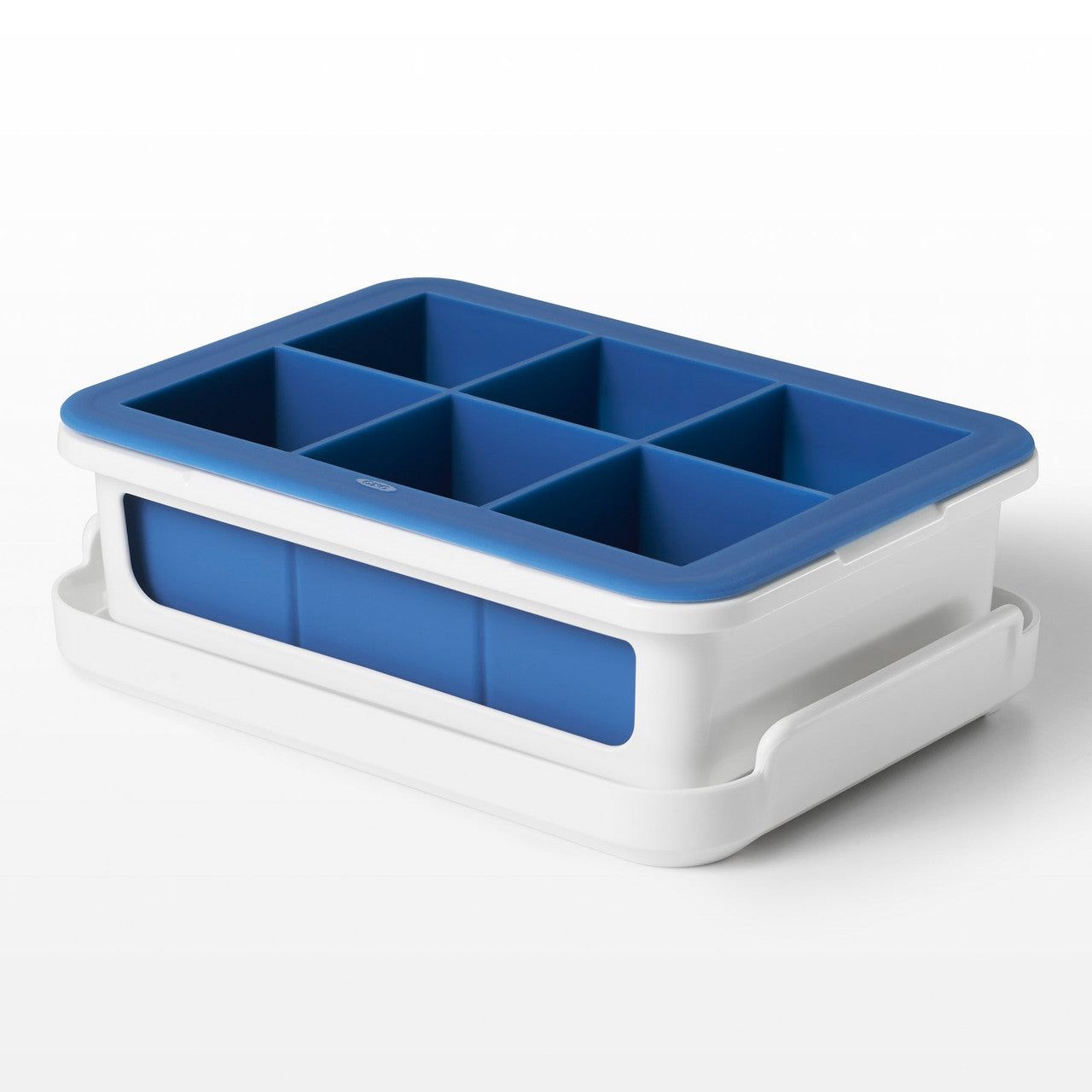 OXO Covered Silicone Ice Cube Tray - Large Cubes