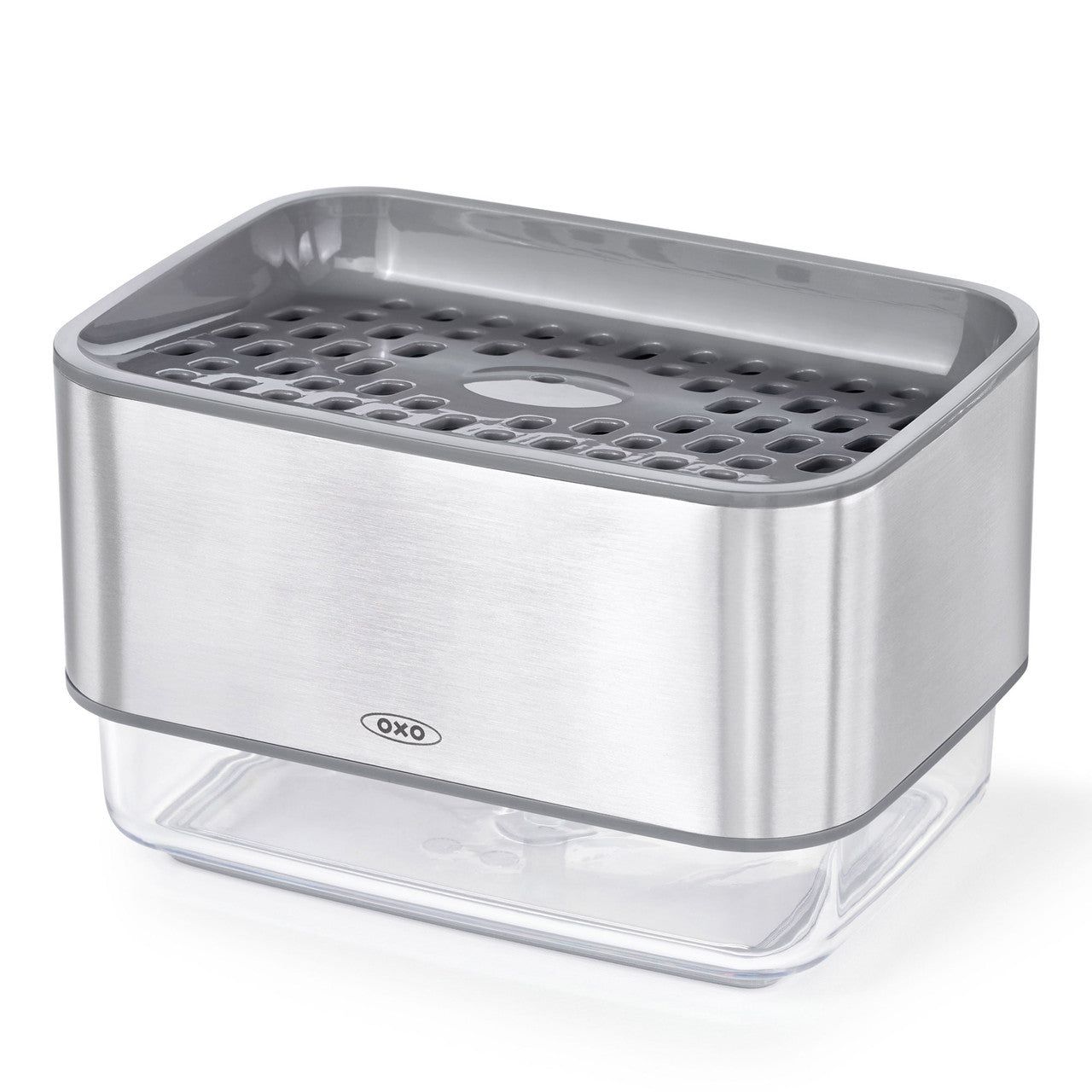 OXO Good Grips Soap Dispensing Sponge Holder - Stainless Steel