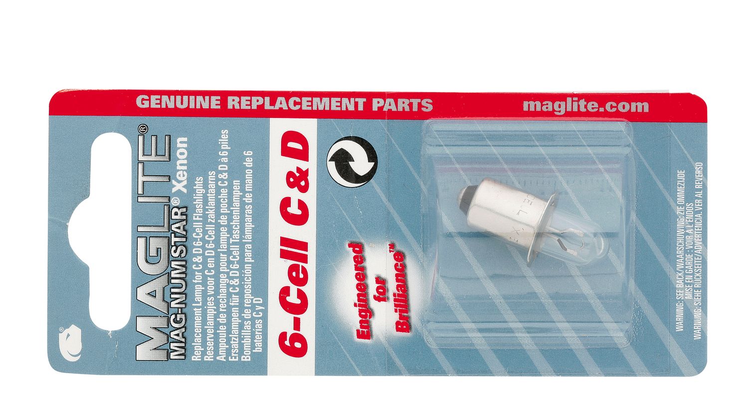 Maglite Replacement Lamp C/D 6 Cell Xenon
