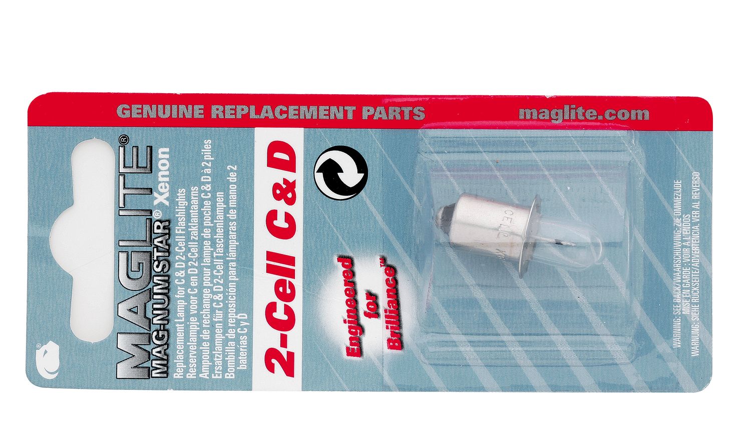 Maglite Replacement Lamp C/D 2 Cell Xenon