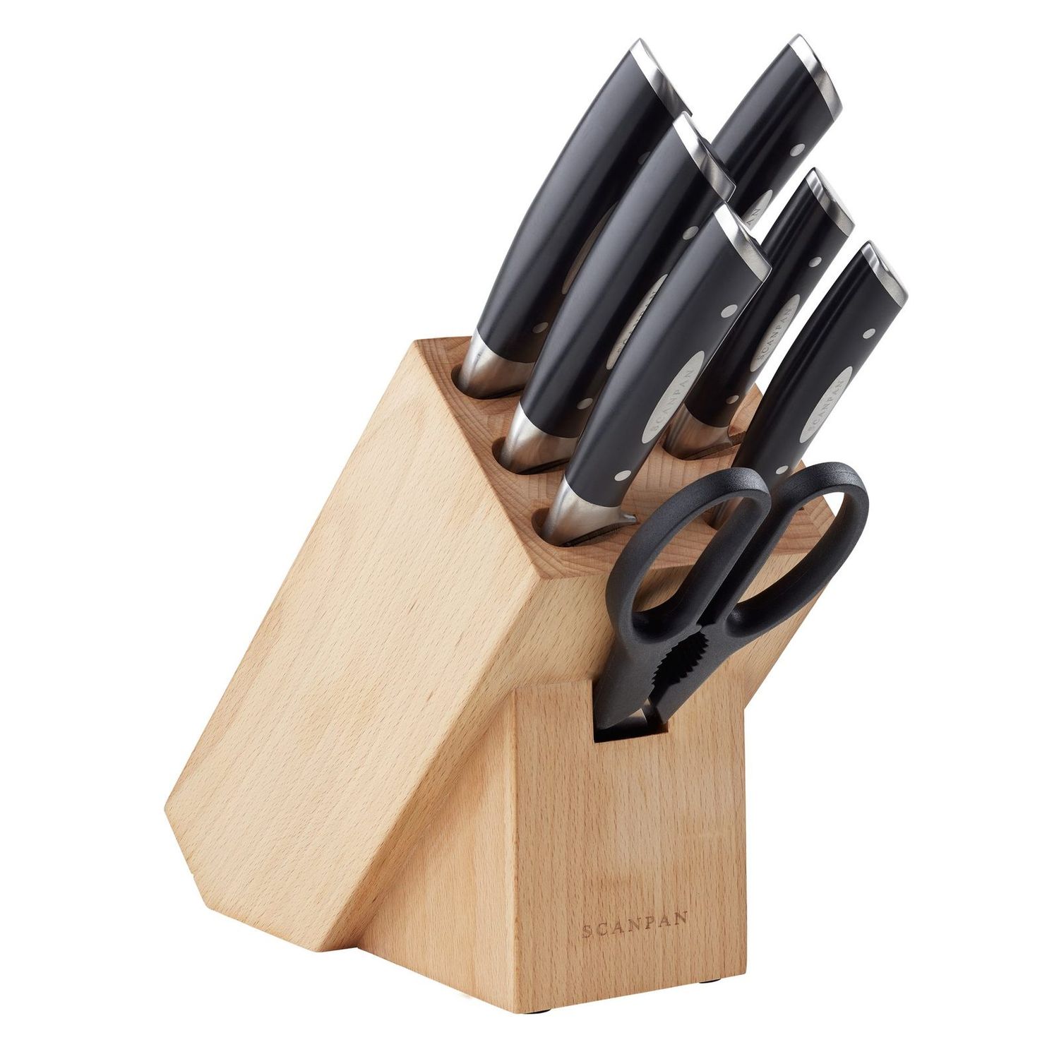 SCANPAN Classic 8 Piece Knife Block Set