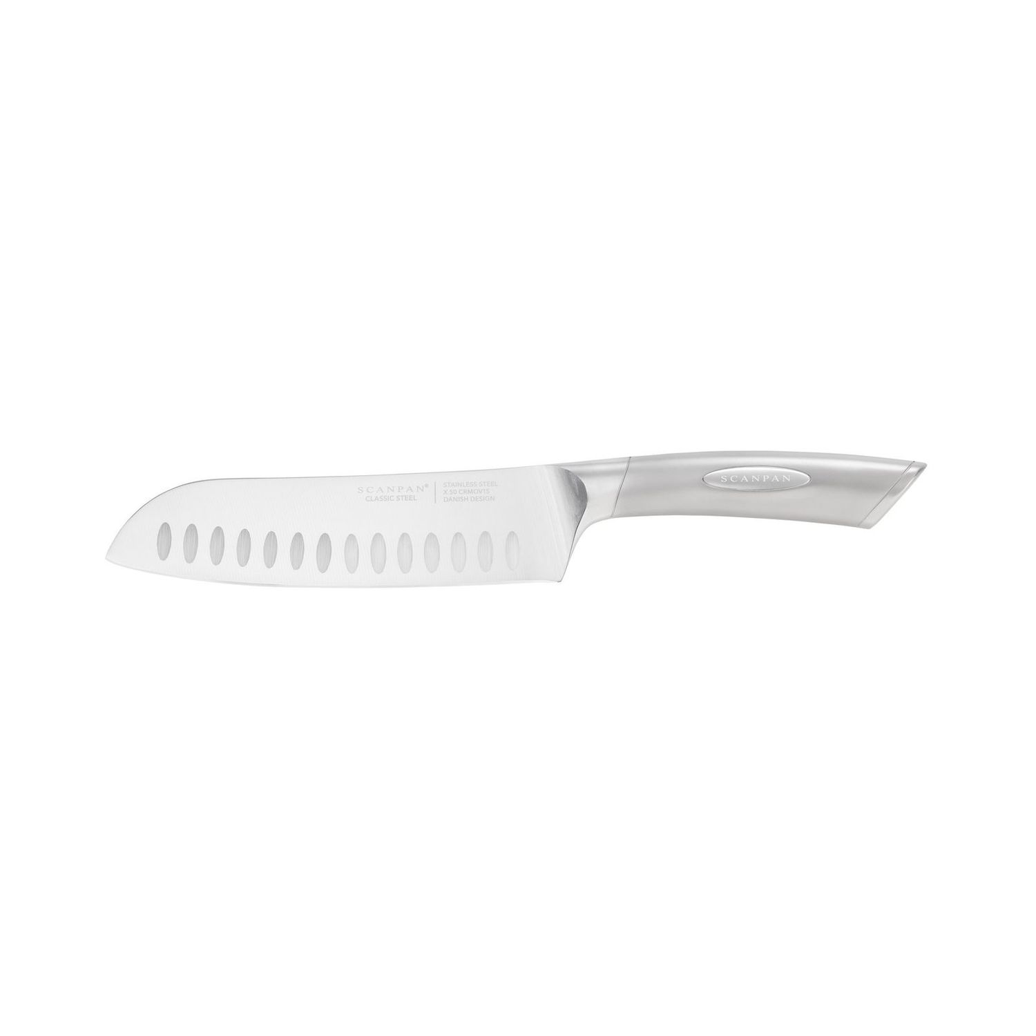 SCANPAN Classic Steel 18cm Santoku Knife