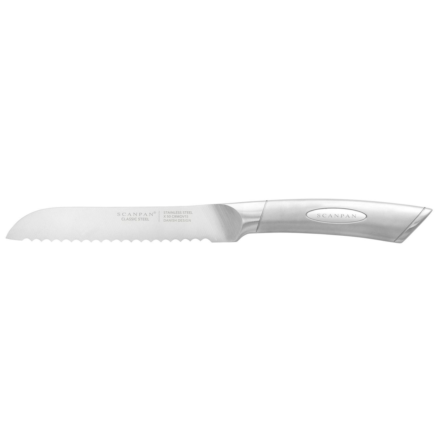 SCANPAN Classic Steel 14cm Baguette/Salami Knife