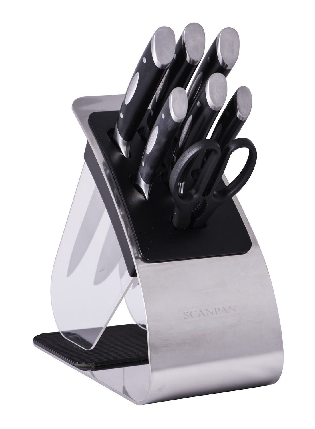 SCANPAN Classic 8 Piece Eclipse Knife Block Set