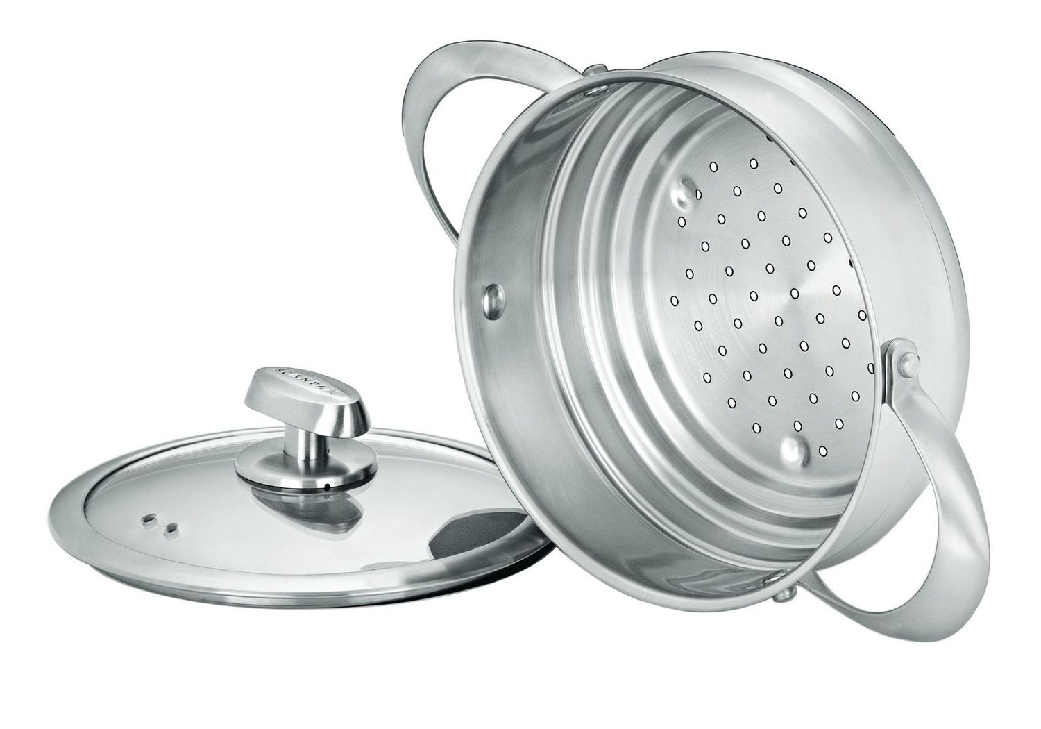 SCANPAN Clad 5 16/18/20cm Steamer with Lid