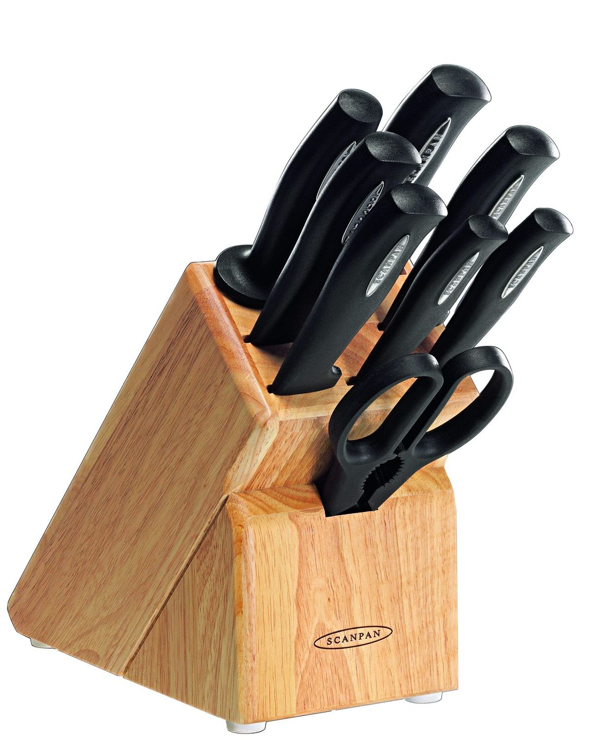 SCANPAN Microsharp 9 Piece Cutlery Block