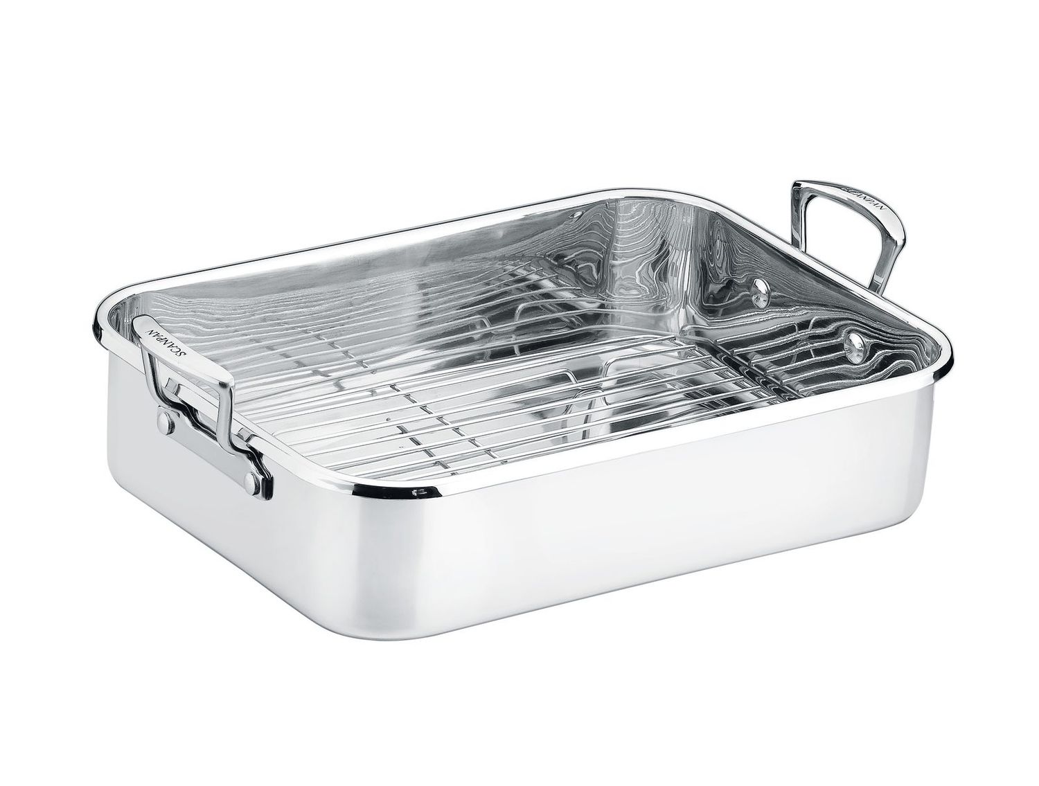 SCANPAN Impact Roaster with Rack - 48.5 x 31 x 13cm