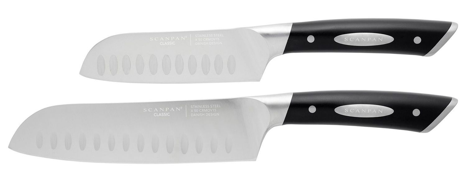 SCANPAN Classic 2 Piece Santoku Set