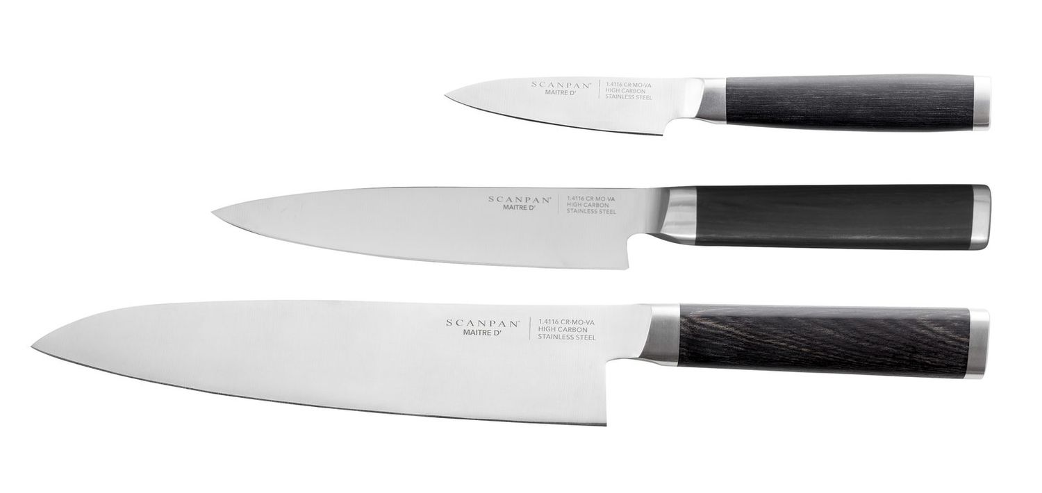 SCANPAN Maitre D' 3 Piece Chef Set