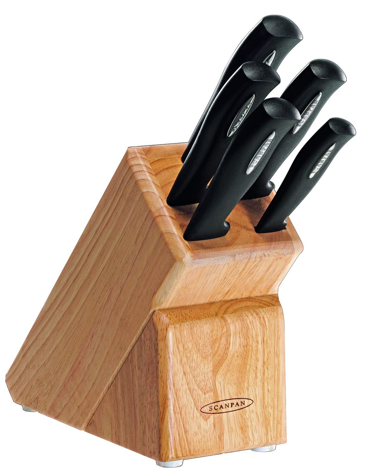 SCANPAN Microsharp 6 Piece Cutlery Block