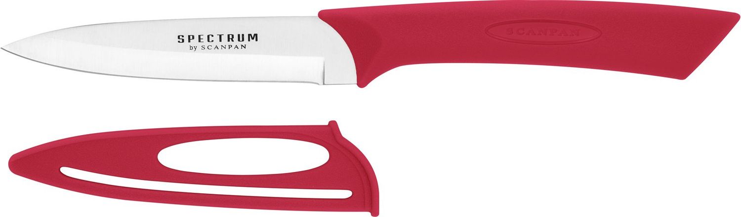 SCANPAN Spectrum Vegetable Knife 10cm - Red