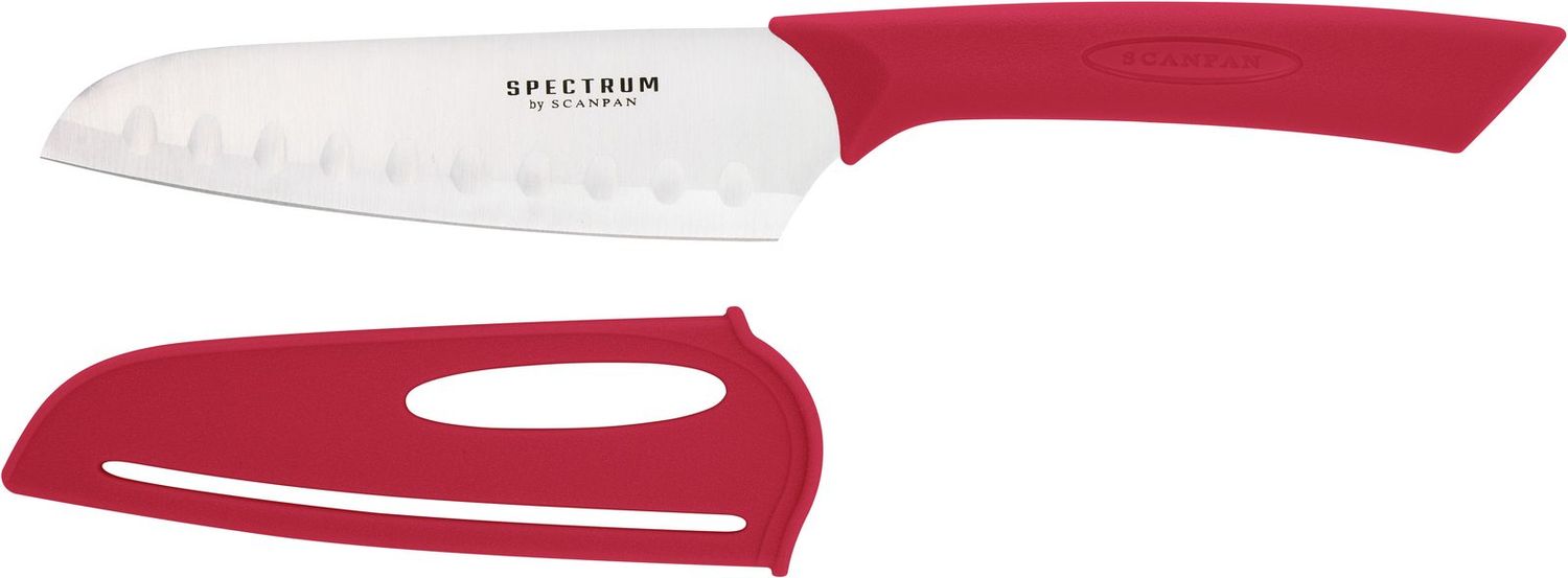 SCANPAN Spectrum Santoku Knife 12.5cm - Red