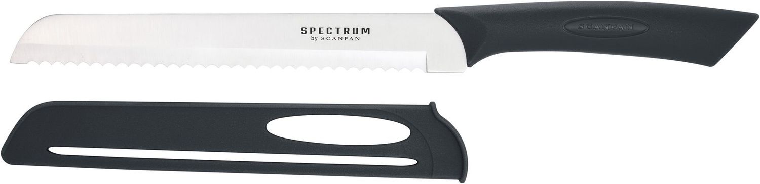 SCANPAN Spectrum Bread Knife 20cm - Black