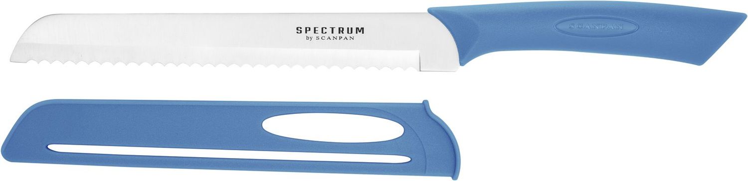 SCANPAN Spectrum Bread Knife 20cm - Silverlake Blue