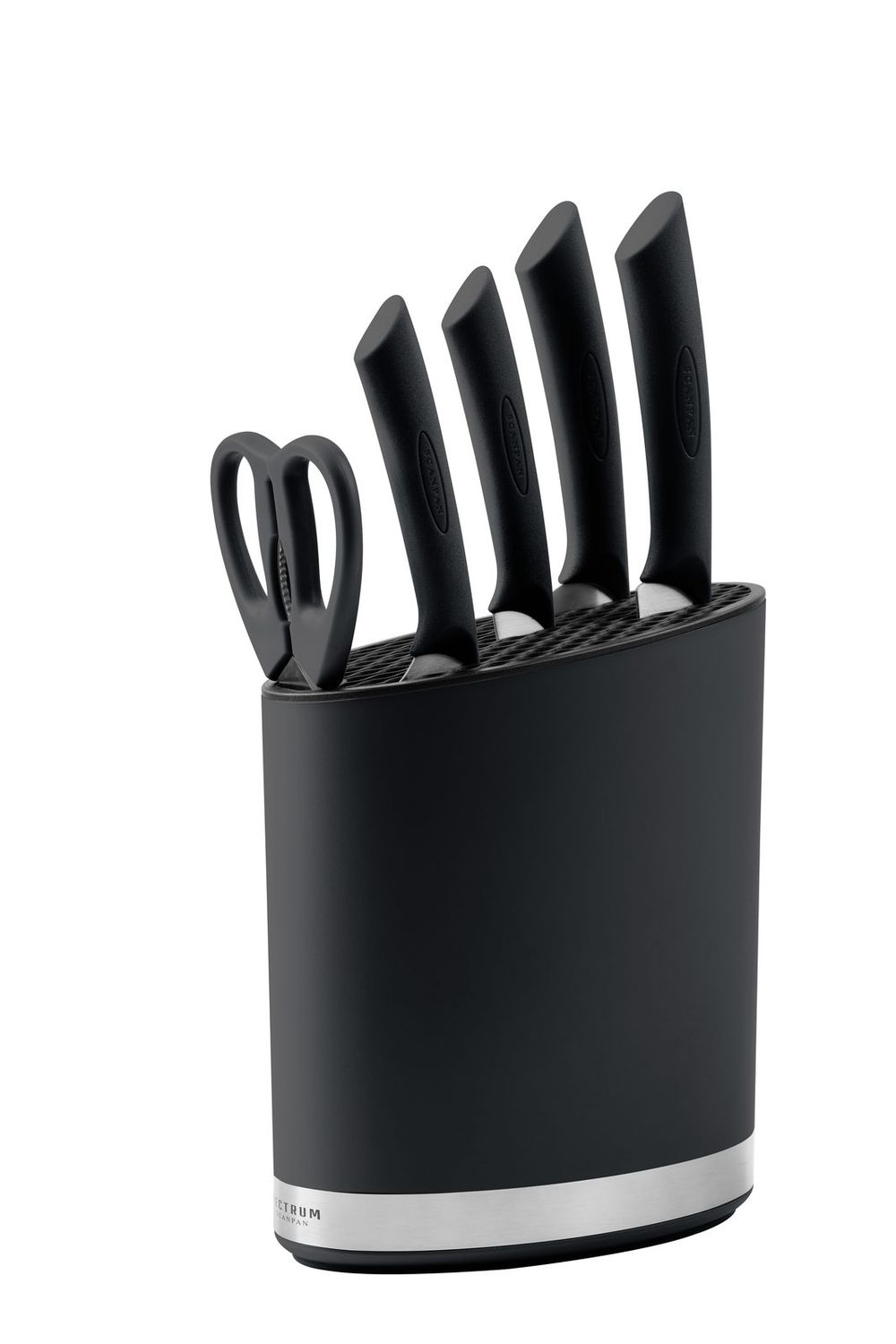 SCANPAN Spectrum by SCANPAN Universal Knife Block - Black
