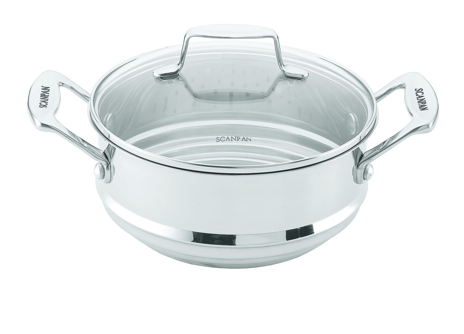 SCANPAN Impact 16/18/20cm Multi Steamer Insert with Lid