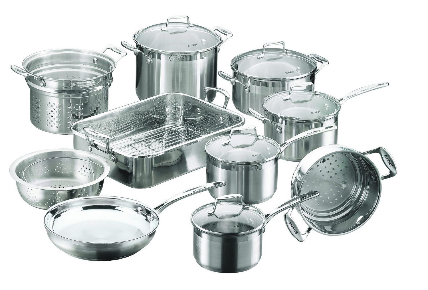 SCANPAN Impact 10 Piece Cookware Set