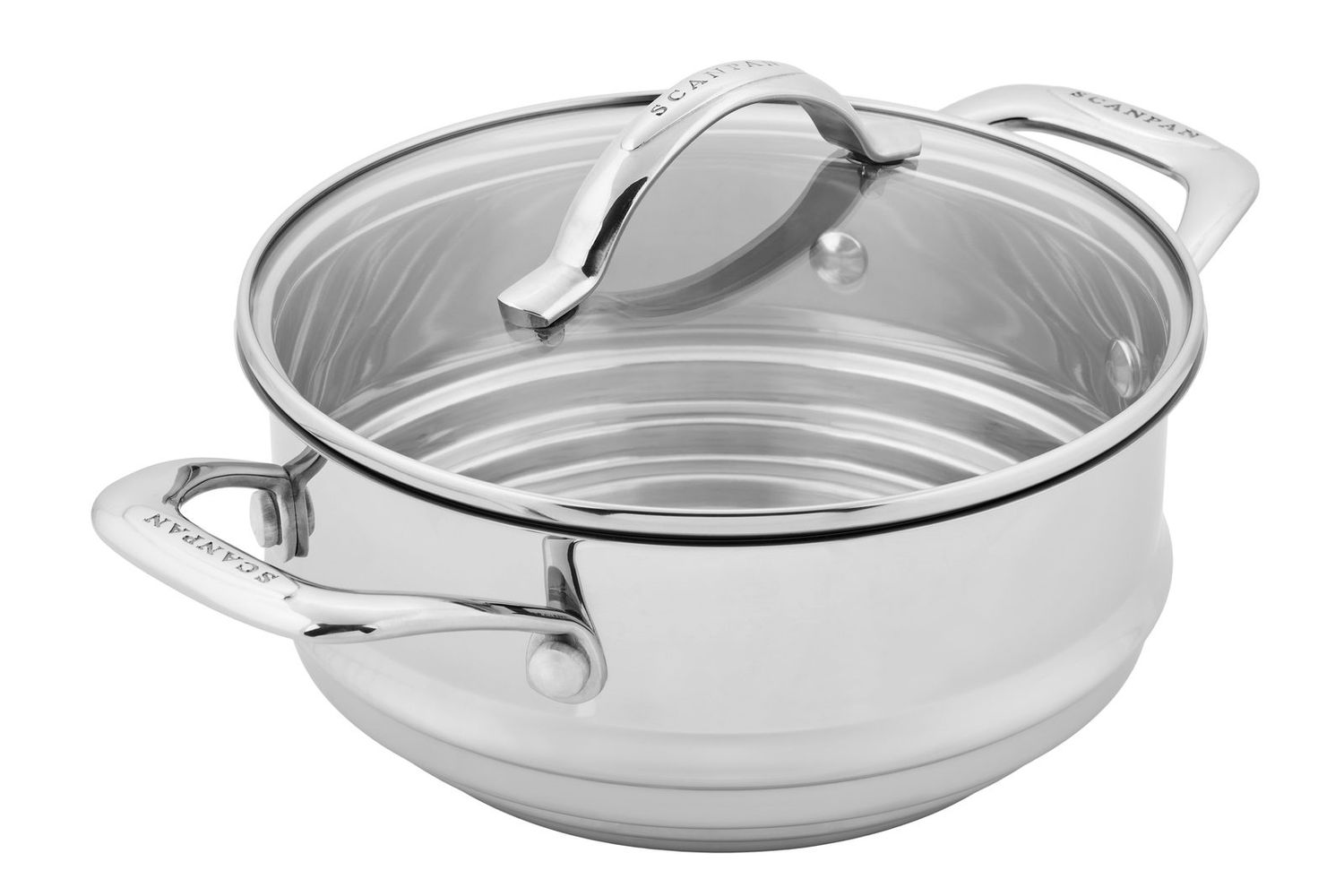 SCANPAN STS Multi Steamer Insert with Lid to Fit 16/18/20cm