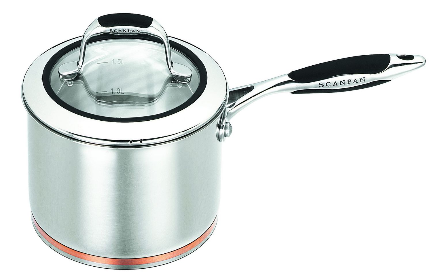 SCANPAN Coppernox Saucepan - 16cm/1.8L