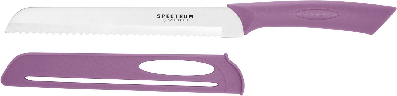 SCANPAN Spectrum Bread Knife 20cm - Dusty Lavendar