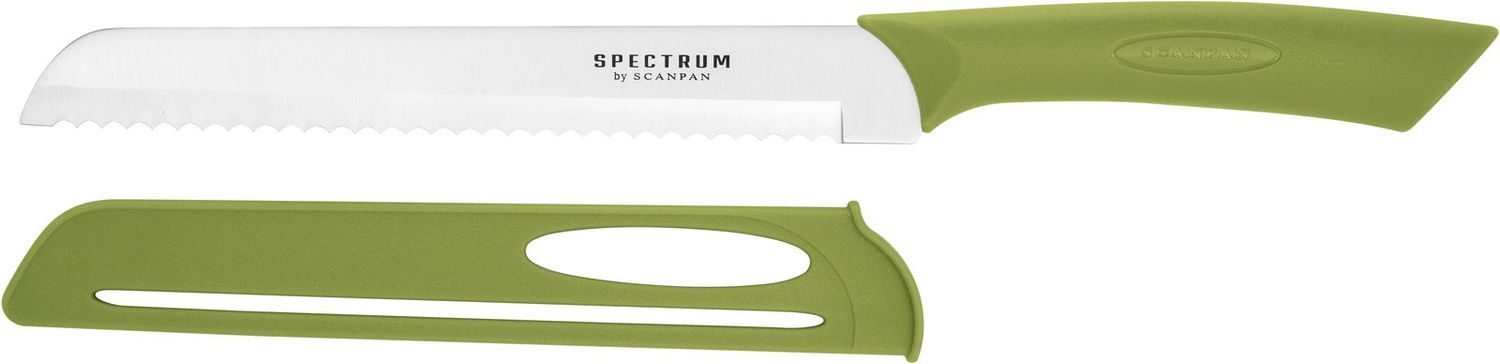 SCANPAN Spectrum Bread Knife 20cm - Spinach Green