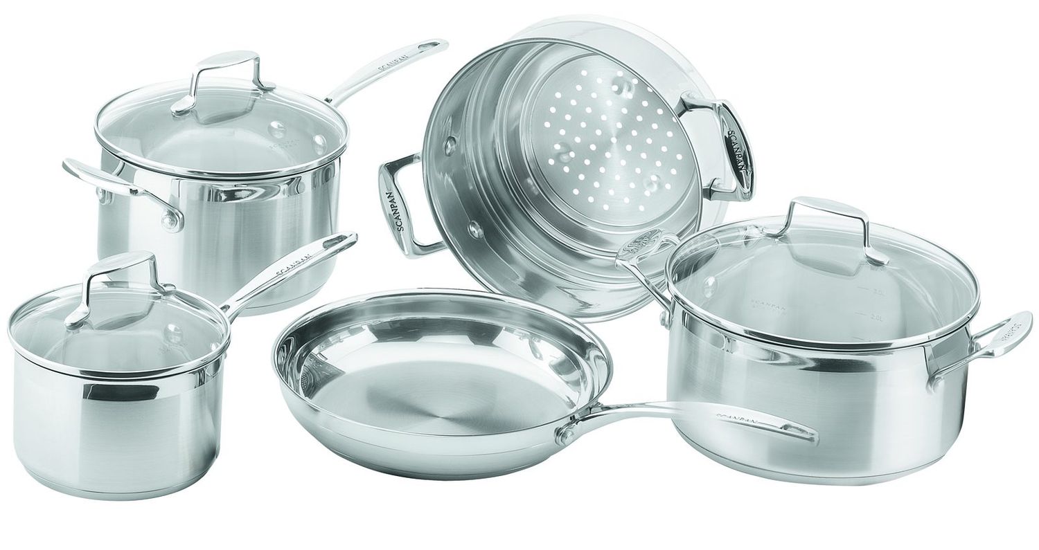 SCANPAN Impact 5 Piece Cookware Starter Set