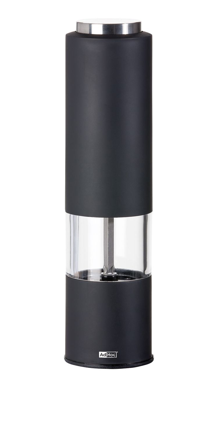 AdHoc Tropica Electric Pepper/Salt Mill 21.5cm - Black