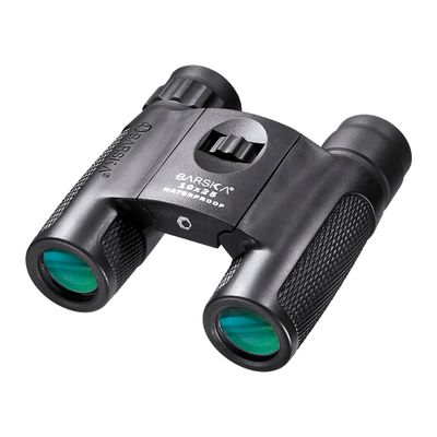 BARSKA 10x25 Blackhawk Waterproof Compact Binoculars - Black