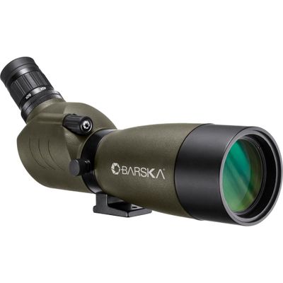 BARSKA 20-60x60 Blackhawk Waterproof Angled Spotting Scope - Green