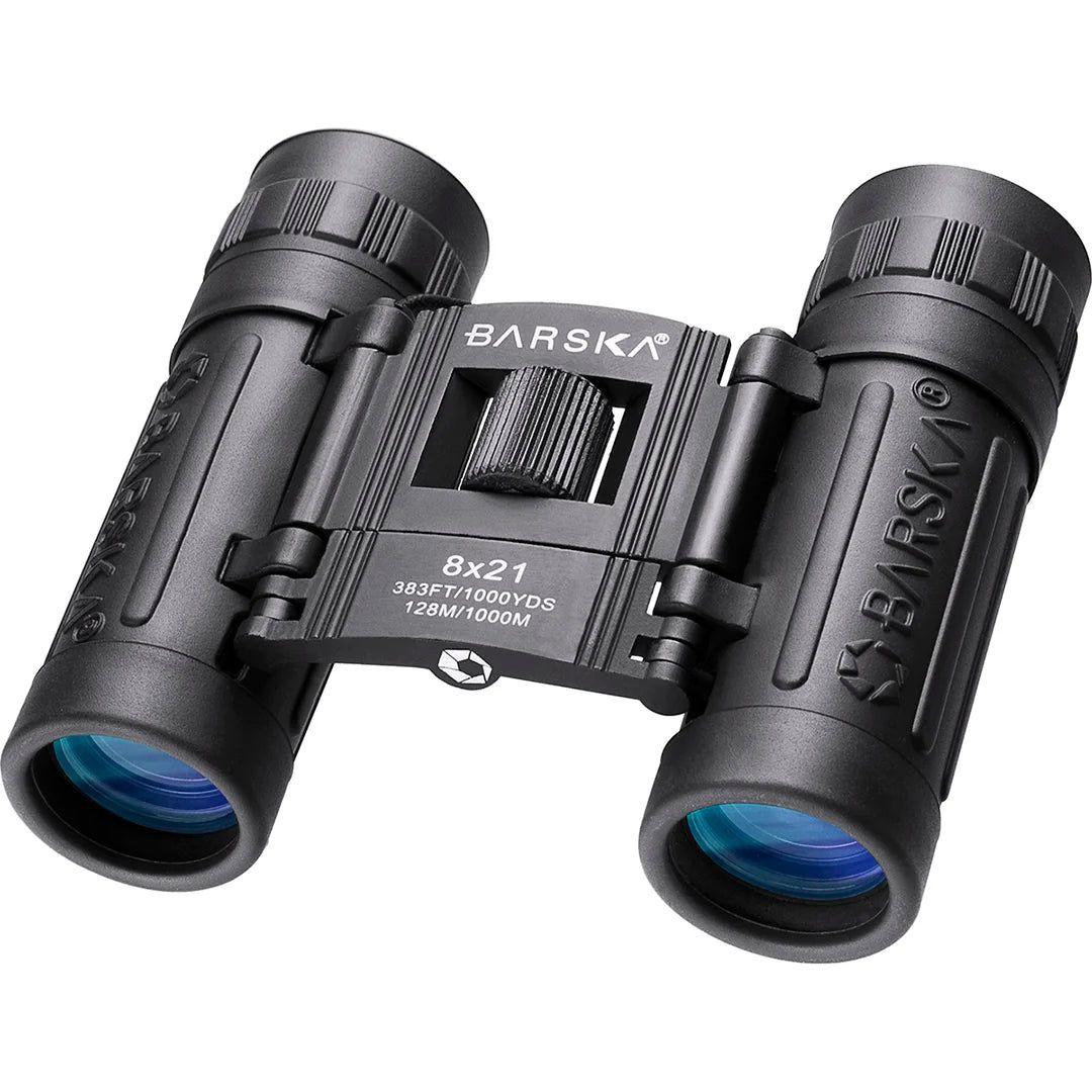 BARSKA 8x21 Lucid View Compact Binoculars - Black