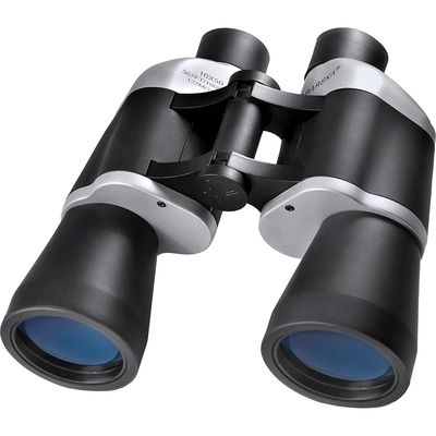 BARSKA 10x50 Focus Free Binoculars - Silver and Black