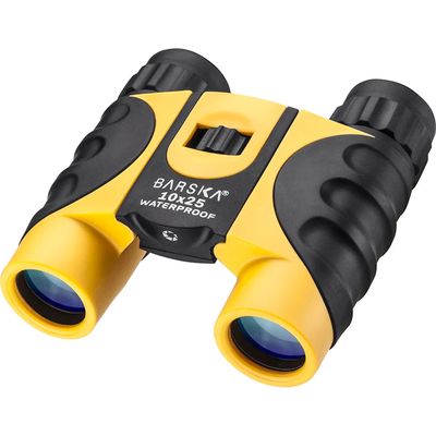 BARSKA 10x25 Colorado Waterproof Compact Binoculars - Yellow