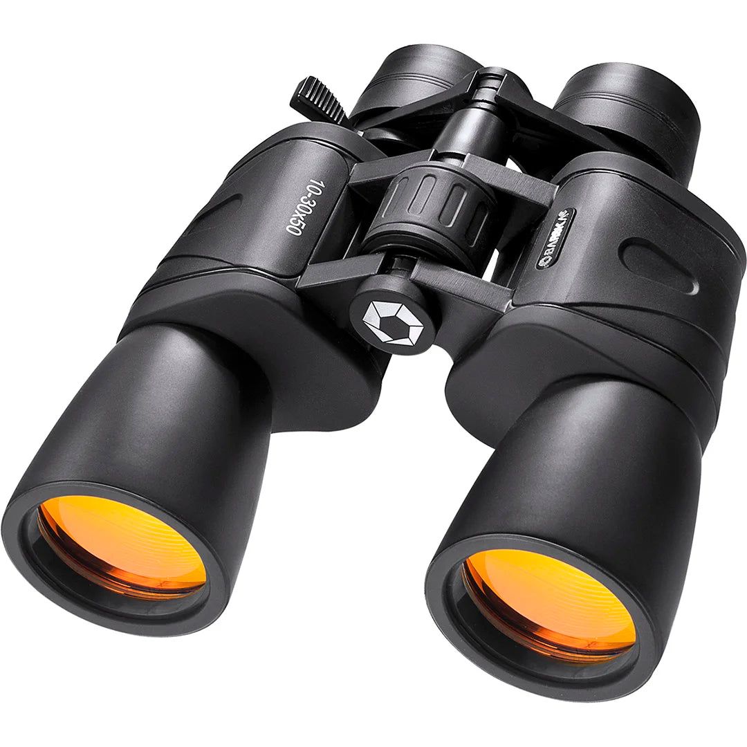 BARSKA 10-30x50 Gladiator Zoom Binoculars - Black