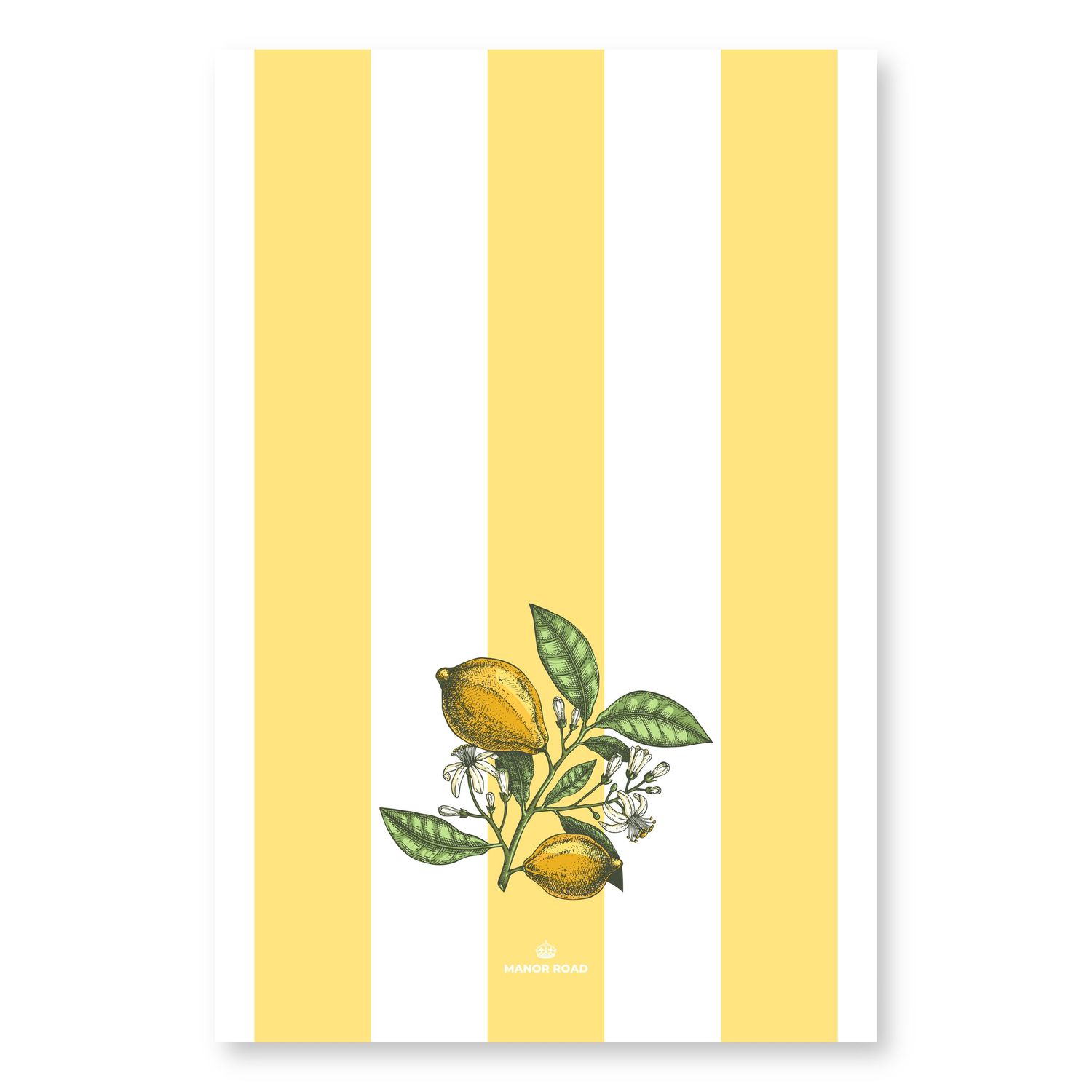 MANOR ROAD Microfibre Tea Towel - Lemon Sorbet