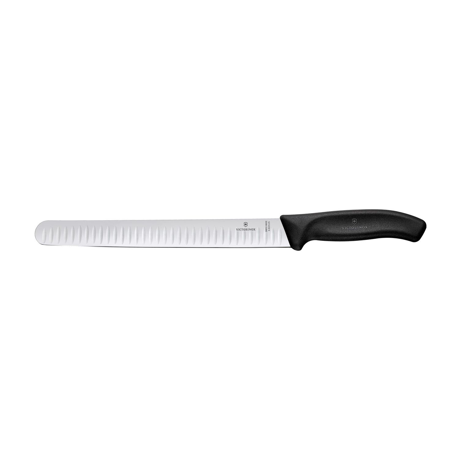 VICTORINOX Swiss Classic Slicing Knife, 25cm - Black Gift Box