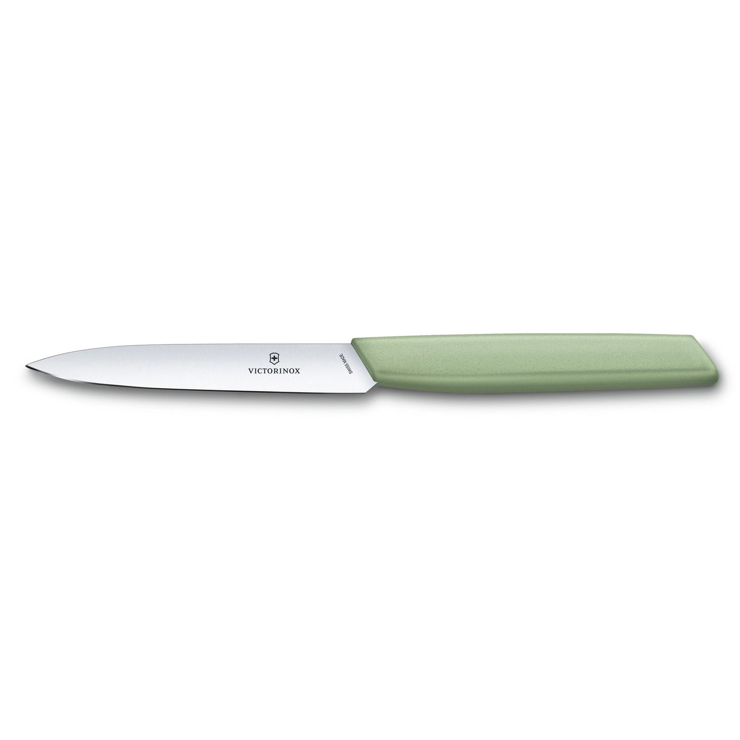 VICTORINOX Swiss Modern Paring Knife, 10cm Straight Edge - Black - Blade Protector