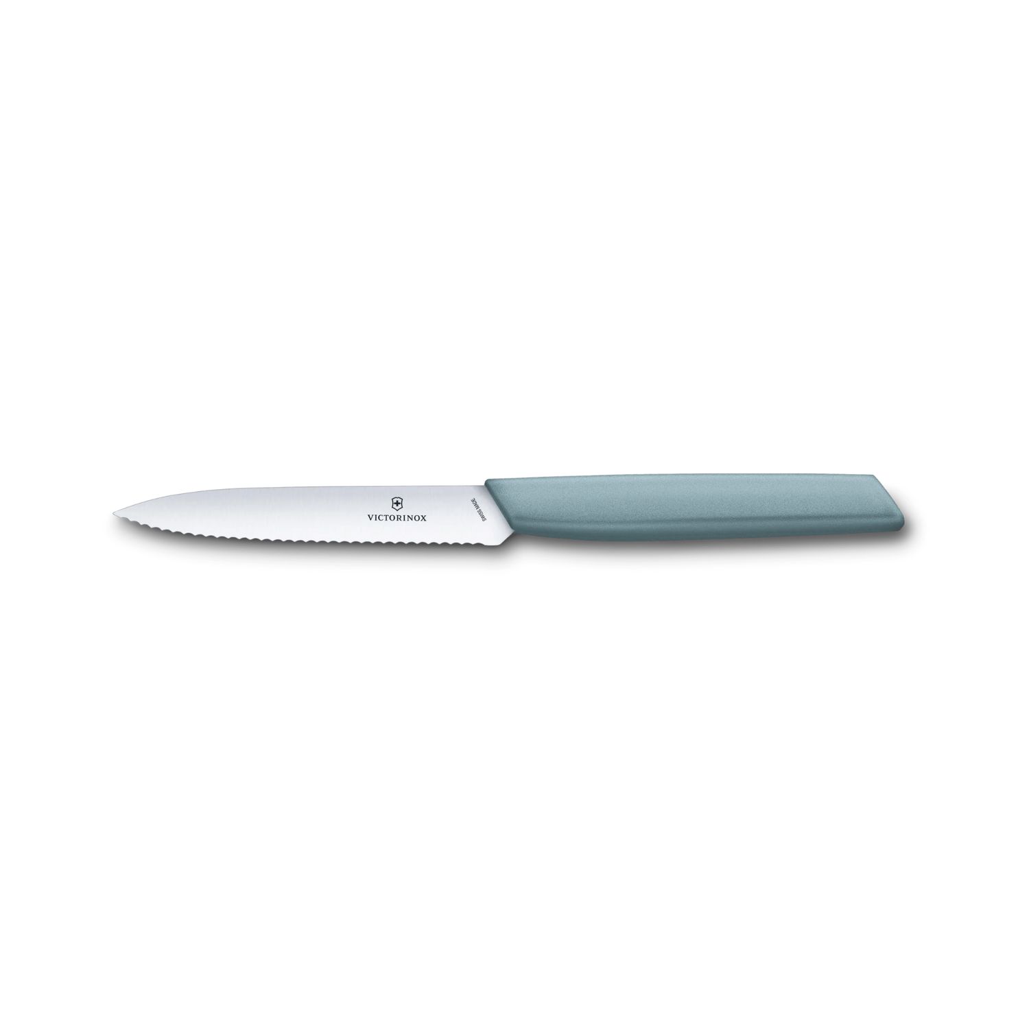 VICTORINOX Swiss Modern Paring Knife, Wavy Edge, 10cm - Blade Protector