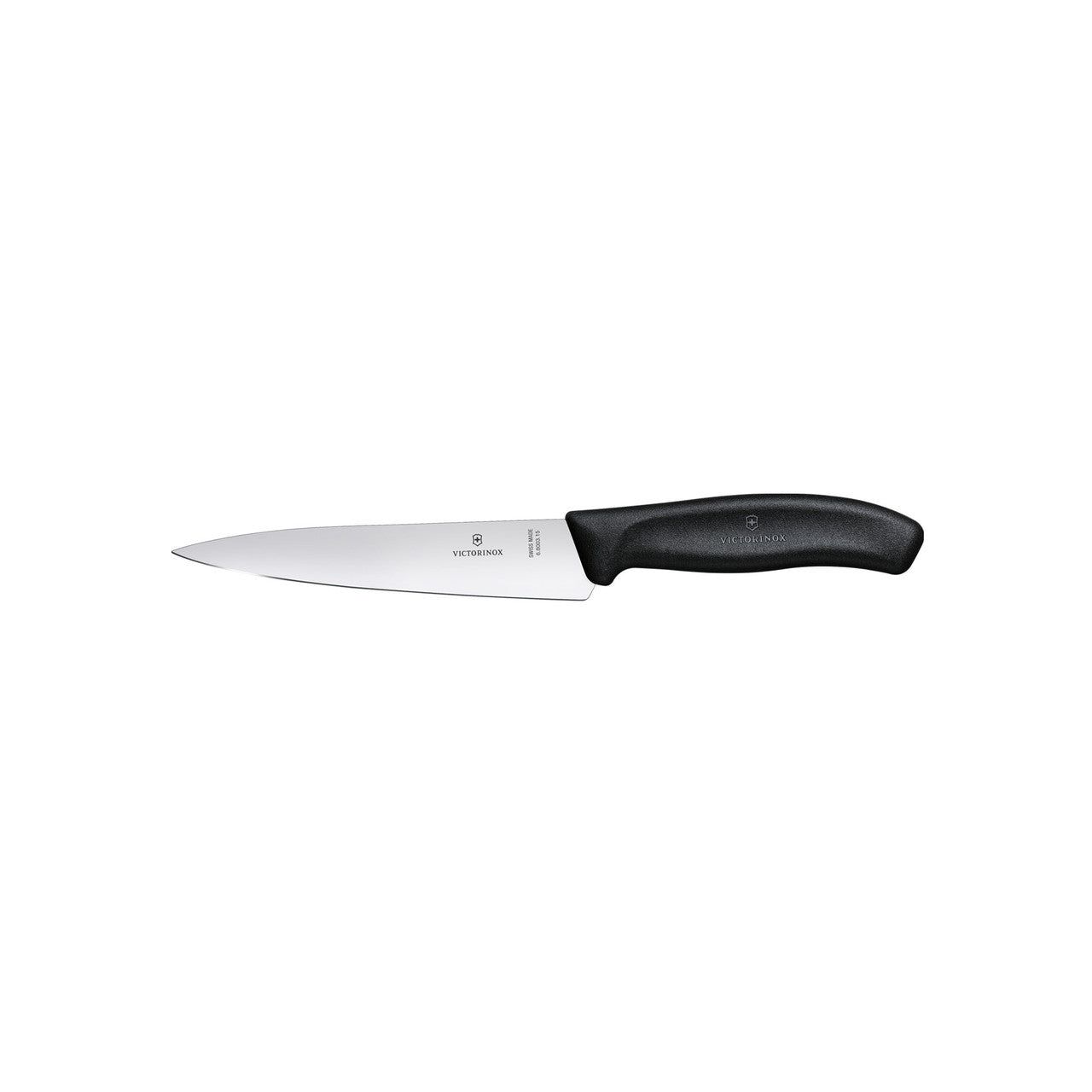 VICTORINOX Swiss Classic Office Knife, 15cm - Black - Straight Edge Gift Box